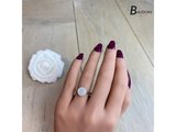 One More 18K | Bague Eolo | Or Blanc | Diamants | 91Z610/A_