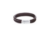 AZE Jewels | Bracelet | Twisted Wave Brown | AZ-BL009-B_