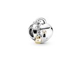 Pandora | Charm | Cœur et Cadenas Bicolore | 799160C01_