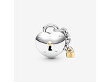 Pandora | Charm | Cœur et Cadenas Bicolore | 799160C01_