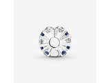 Pandora | Charm |Clip Scintillant Incolore & Bleu |799171C01_