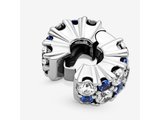 Pandora | Charm |Clip Scintillant Incolore & Bleu |799171C01_