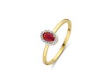 Loumya Gold "Or" | Bague | Or Jaune | Rubis | 0.25ct | BEO62080/R_