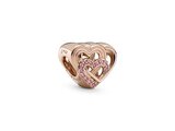 Pandora | Charm | Coeurs D'Amour Entrelacés | Rosé | 789529C01_