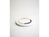 Didyma | Bracelet | Xanthi Violet | Améthyste | 4-5 mm | Doré | XA2_