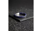 GEMINI | Bracelet | Double | Blue | 4 mm | O33_