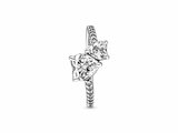 Pandora | Bague | Scintillante | Coeur Double | 191198C01_