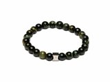 GEMINI | Bracelet | Gem Evergreen | Oeil de Tigre | 8mm | G14_