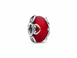 Pandora | Charm | Verre de Murano Rouge Givré & Cœurs | 792497C01_