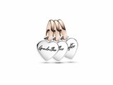 Pandora | Charm | Triple Famille Génération de Cœurs Séparable Bicolore | 782648C00_