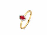 Loumya Gold "Or" | Bague | Or Jaune | Rubis | 0.25ct | BEO62080/R_