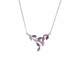 Loumya Silver | Collier | Argent | Violet Rose | 032756_