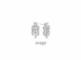 Orage | Boucles D'Oreilles | Argent | Oxyde De Zirconium | AW017_