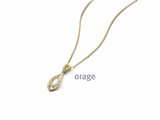 Orage | Collier | Plaqué Or | Oxyde De Zirconium | AW107_