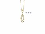 Orage | Collier | Plaqué Or | Oxyde De Zirconium | AW107_