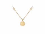 La Garçonne Diamant | Collier | Plaqué Or | Diamant 0.015ct | Personnalisable | 26700040_