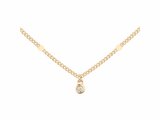 La Garçonne Diamant | Collier | Pure Essentielle | Plaqué Or | Diamant 0.015ct | 26700045_