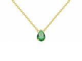 Loumya Silver | Collier | Plaqué Or | Spinelle Synthétique | Vert | 76700155_