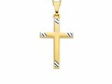 Loumya Gold "Or" | pendentif | Or Jaune| Bicolore | Croix | AH0077L_