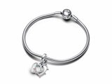 Pandora | Charm | Double Coeurs | Opale | 793434C01_