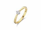 Loumya Gold "Or" | Bague | Or Jaune | Diamants *0.14ct *0.03ct | RG88107 G_