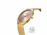 Bering | Femme| Quartz | Ultra Slim | Milanais Doré | 34mm | 18434-336_