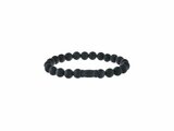 AZE Jewels | Bracelet | Visière Elk Noir | 8mm | AZ-BS002-A_