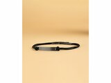 GEMINI | Bracelet | Nylon noir | Acier noir | NYL41_