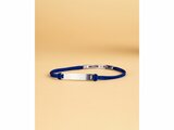 GEMINI | Bracelet | Nylon bleu | Acier | NYL42_