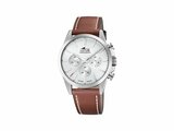 Lotus | Homme | Quartz | Chrono | Cuir Marron | Blanc | 41mm | 18990/1_