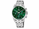 Lotus | Homme | Quartz | Chrono | Acier Inoxydable | Vert | 41mm | 18989/3_