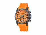 Lotus | Homme | Quartz | Chrono | Fibre de Carbone |Silicone Orange| 44mm | 18974/6_