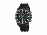 Lotus | Homme | Quartz | Chrono | Fibre de Carbone | Silicone Noir | 44mm | 18974/3_