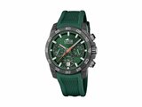 Lotus | Homme | Quartz | Chrono | Fibre de Carbone | Silicone Vert | 44mm | 18974/2_