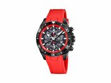 Lotus | Homme | Vortex | Quartz | Chrono | Silicone | Rouge | 44mm | 18945/5_