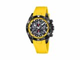 Lotus | Homme | Vortex | Quartz | Chrono | Silicone | Jaune | 44mm | 18945/1_