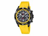 Lotus | Homme | Vortex | Quartz | Chrono | Silicone | Jaune | 44mm | 18945/1_