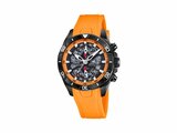 Lotus | Homme | Vortex | Quartz | Chrono | Silicone | Orange | 44mm | 18945/3_