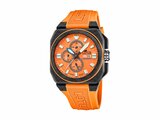 Lotus | Homme | Quartz | Chrono | Fibre de Carbone | Sili Orange | 45mm | 18976/6_