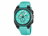 Lotus | Homme | Quartz | Chrono | Fibre de Carbone | Sili Turquoise | 45mm |18976/5_