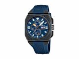 Lotus | Homme | Quartz | Chrono | Fibre de Carbone | Silicone Bleu | 45mm | 18976/3_