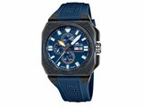 Lotus | Homme | Quartz | Chrono | Fibre de Carbone | Silicone Bleu | 45mm | 18976/3_