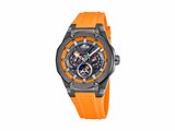 Lotus | Homme | Vortex | Quartz | Multifonction | Silicone Orange | 46mm | 18946/3_