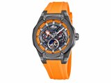 Lotus | Homme | Vortex | Quartz | Multifonction | Silicone Orange | 46mm | 18946/3_