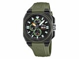 Lotus | Homme | Quartz | Chrono | Fibre de Carbone | Silicone Kaki | 45mm | 18976/1_