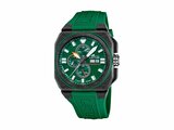 Lotus | Homme | Quartz | Chrono | Fibre de Carbone | Silicone Vert | 45mm | 18976/2_