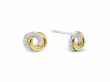 Ti Sento | Boucles d'Oreilles | Argent | Plaqué Or | Oxyde de Zirconium | 7784ZY_