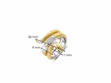 Ti Sento | Bague | Argent | Plaqué Or | Oxyde de Zirconium | Serpent | 12203MW_