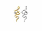 Ti Sento | Boucles d'Oreilles | Bicolore | Oxyde de Zirconium | Serpent | 7827MW_