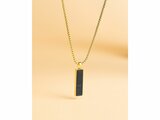 GEMINI | Collier | Acier | Carbone | Galli Gold Black | NNG6_